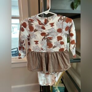 Kate Quinn Floral Bodysuit with skirt